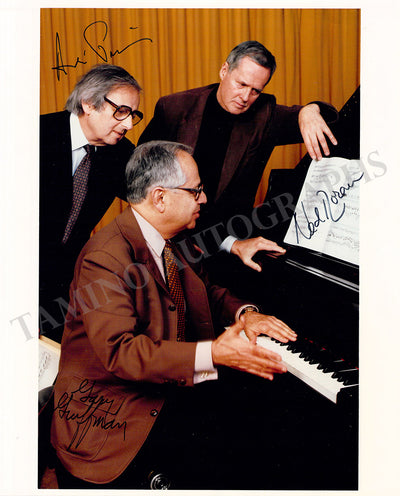 Rorem, Ned - Previn, Andre - Graffman, Gary - Signed Photograph
