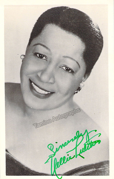 Lutcher, Nellie - Signed Photograph