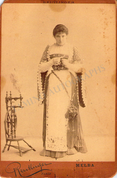 Melba, Nellie - Vintage Cabinet as Marguerite