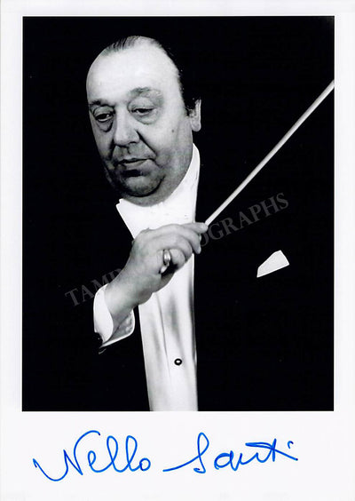 Santi, Nello - Signed photograph