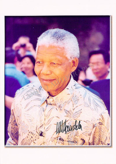 Mandela, Nelson - Signed Photograph
