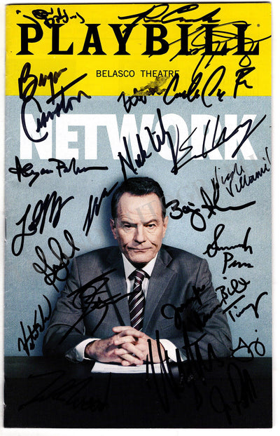 Network - Signed Broadway Musical Playbill