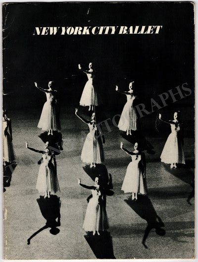 New York City Ballet - Season Book Signed by 50+ Artists