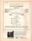 Rescigno, Nicola - Signed Program Chicago 1955