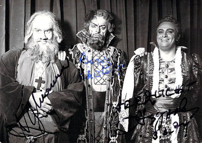 Ghiaurov, Nicolai - Christoff, Boris - Double Signed Photograph