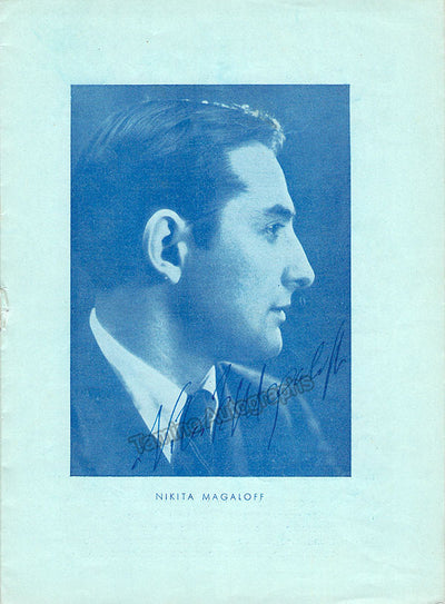 Magaloff, Nikita - Signed Program Rio de Janeiro 1943