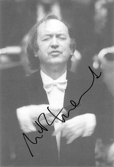 Harnoncourt, Nikolaus - Signed Photograph