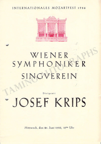 Nilsson, Birgit - Svanholm, Set & Others - Signed Program Vienna 1956