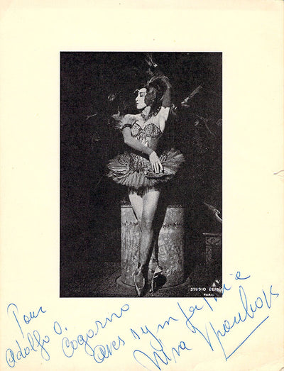 Vyroubova, Nina - Signed Photograph