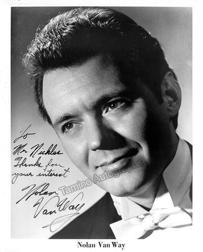 VAN WAY, Nolan (Various Autographs)