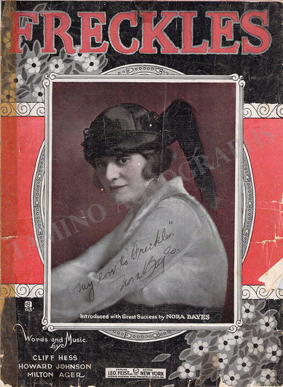 Bayes, Nora - Signed Score "Freckles"