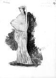 Callas, Maria - Set of 31 Costume Designs Photos for Norma 1956