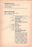 Fontenla, Norma - Neglia, Jose - Signed Program Buenos Aires 1969