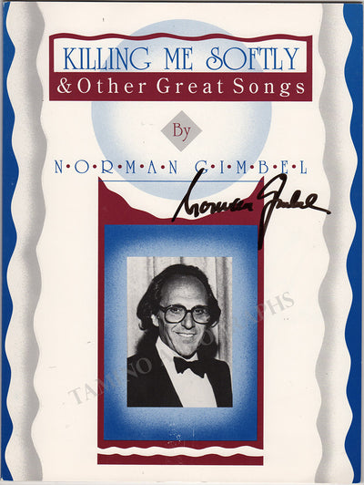 Gimbel, Norman - Signed Score "Killing me Softly"