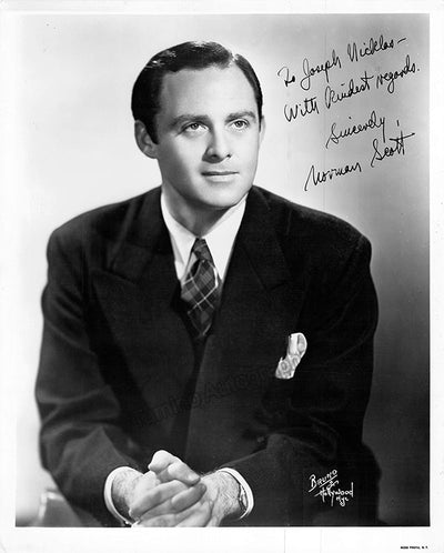 SCOTT, Norman (Various Autographs)