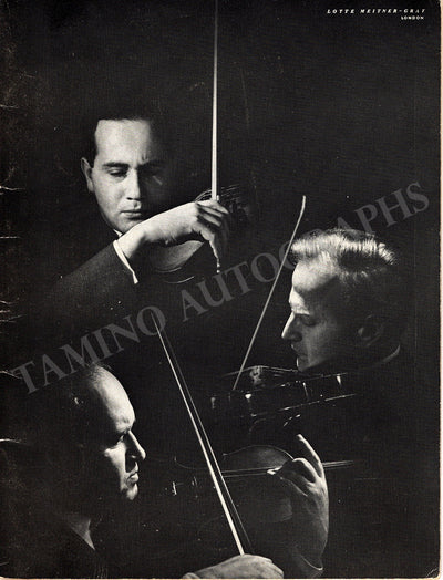 Menuhin, Yehudi - Oistrakh David & Igor - Concert Program London 1963