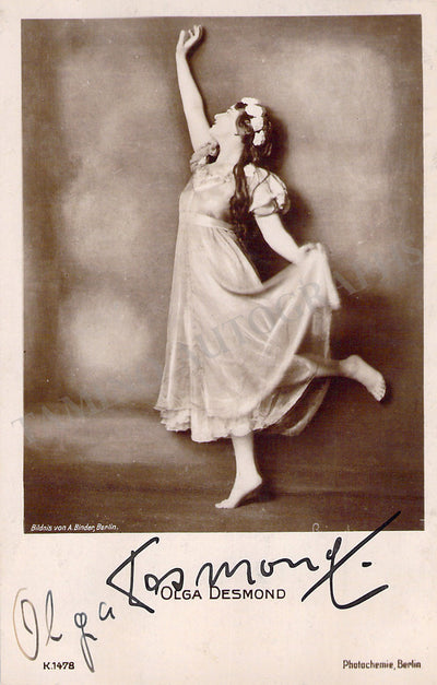 Desmond, Olga - Signed Photograph