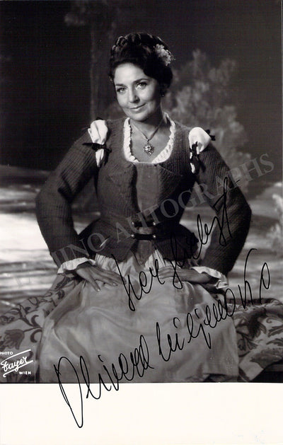 MILJAKOVIC, Olivera (Various Autographs)