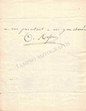 Rossini, Olympe - Set of 5 Autograph Letters Signed