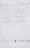 Rossini, Olympe - Set of 5 Autograph Letters Signed