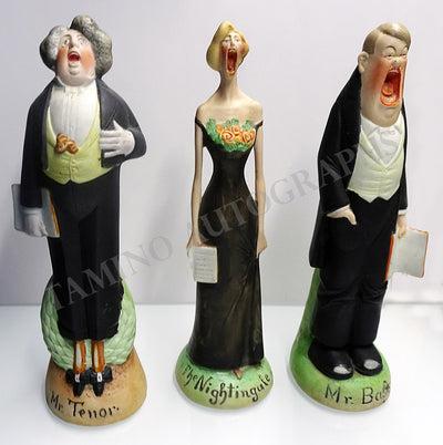 Opera Singers - Set of 3 Statuettes