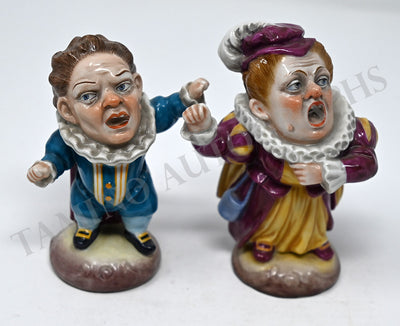 Opera Singers - Set x 2 Porcelain Figurines