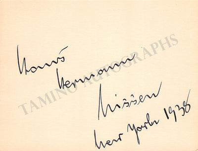 Opera Singers - Signatures 1930s - 1940s (Lot 3)