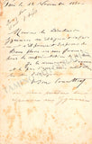 Comettant, Oscar - Set of 3 Autograph Letters Signed
