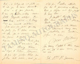 Metenier, Oscar - Set of 4 Autograph Letters Signed 1887