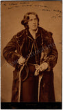 Wilde, Oscar - Signed Extra Large Photograph 1882