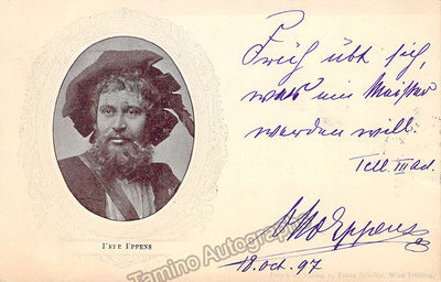 Eppens, Otto - Signed Photograph 1897