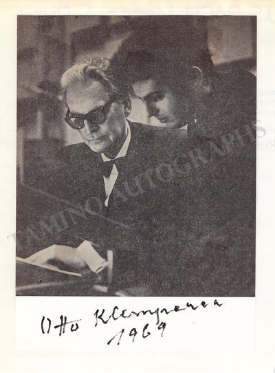 Klemperer, Otto - Signed Photograph 1969