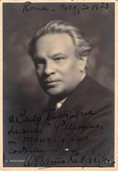 Respighi, Ottorino - Various Autographs