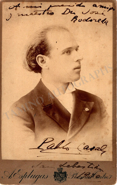 Casals, Pablo - Autographs & Manuscripts (Various Options)