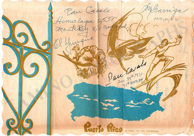 Signed Restaurant Mat