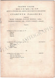 Paganini Quartet - Concert Program Buenos Aires 1957