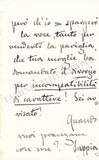 Tosti, Paolo - Autograph Letter Signed