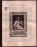 French Performers - Collection of 5 Unsigned Woodbury Photos