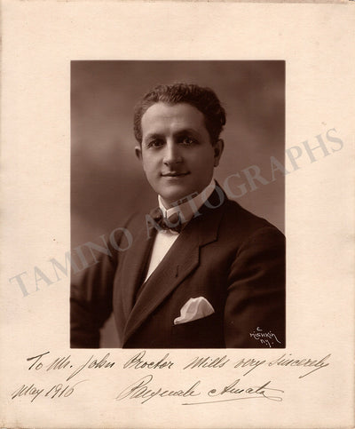 Amato, Pasquale - Signed Photograph 1916