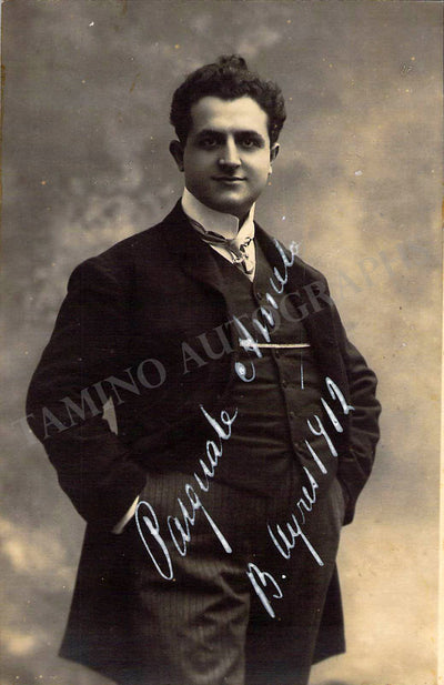 Amato, Pasquale - Signed Photograph 1912