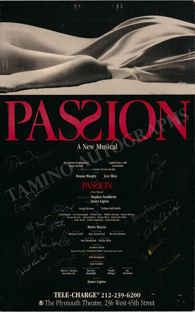 Passion - Signed Broadway Poster