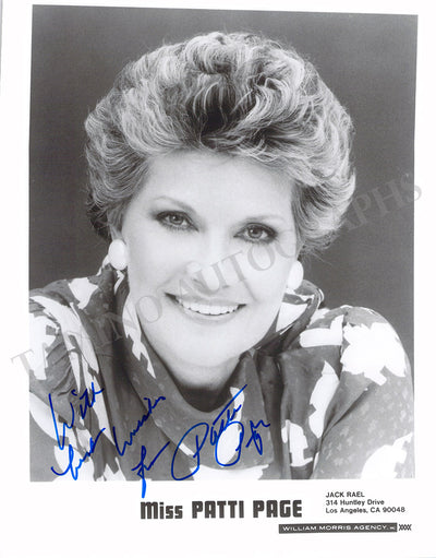 Page, Patti - Signed Photograph