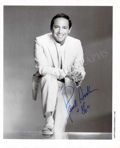 Anka, Paul - Signed Photograph 1986