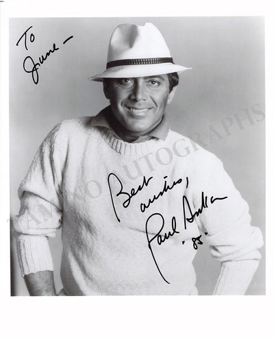 Anka, Paul - Signed Photograph 1985