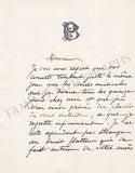 Bernard, Paul - Autograph Letter Signed 1866