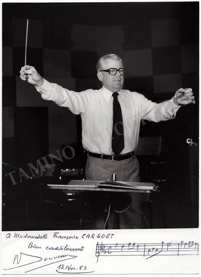 Bonneau, Paul - Signed Photograph 1983