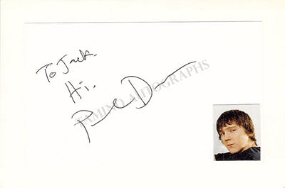 Dano, Paul - Signed Card & Photo