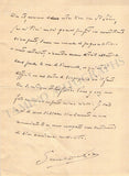 Dukas, Paul - Autograph Letter Signed 1925