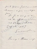 Dukas, Paul - Autograph Letter Signed