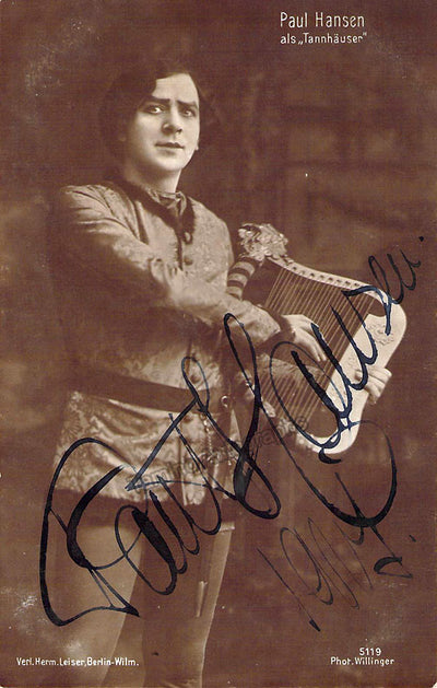HANSEN, Paul (Various Autographs)
